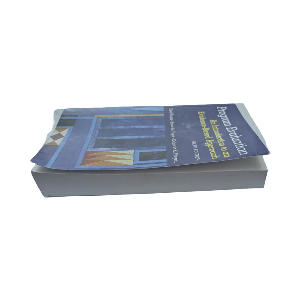 Program Evaluation: An Introduction to an Evidence-Based Approach Textbook 6th - Picture 8 of 9